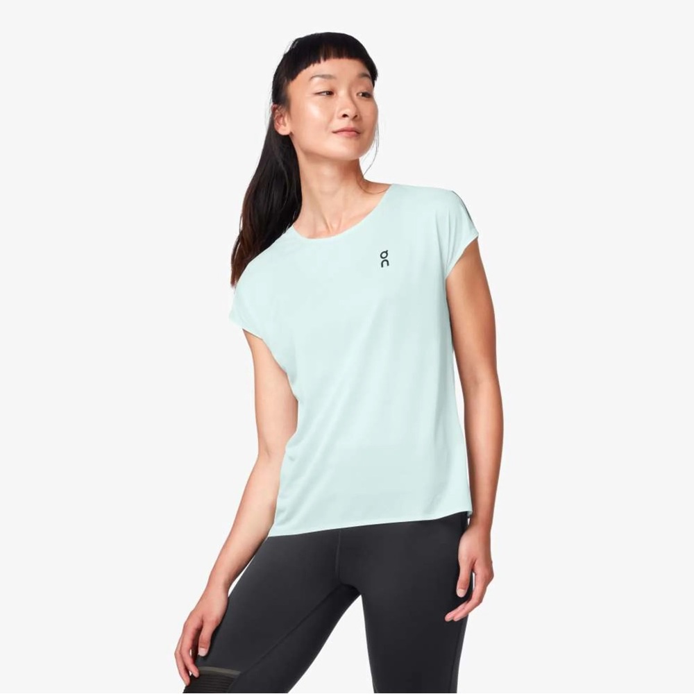 On Running Women's Light Seafoam Blue Top T-shirt